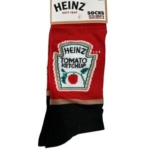 Red and Black Men's Socks